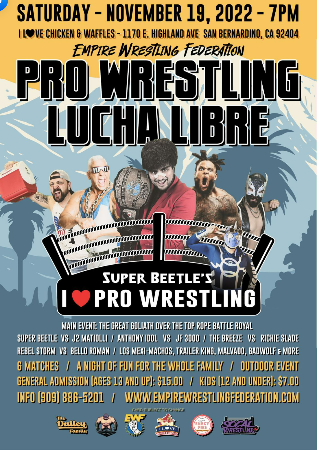 EWF -Super Beetle’s I Love Pro Wrestling